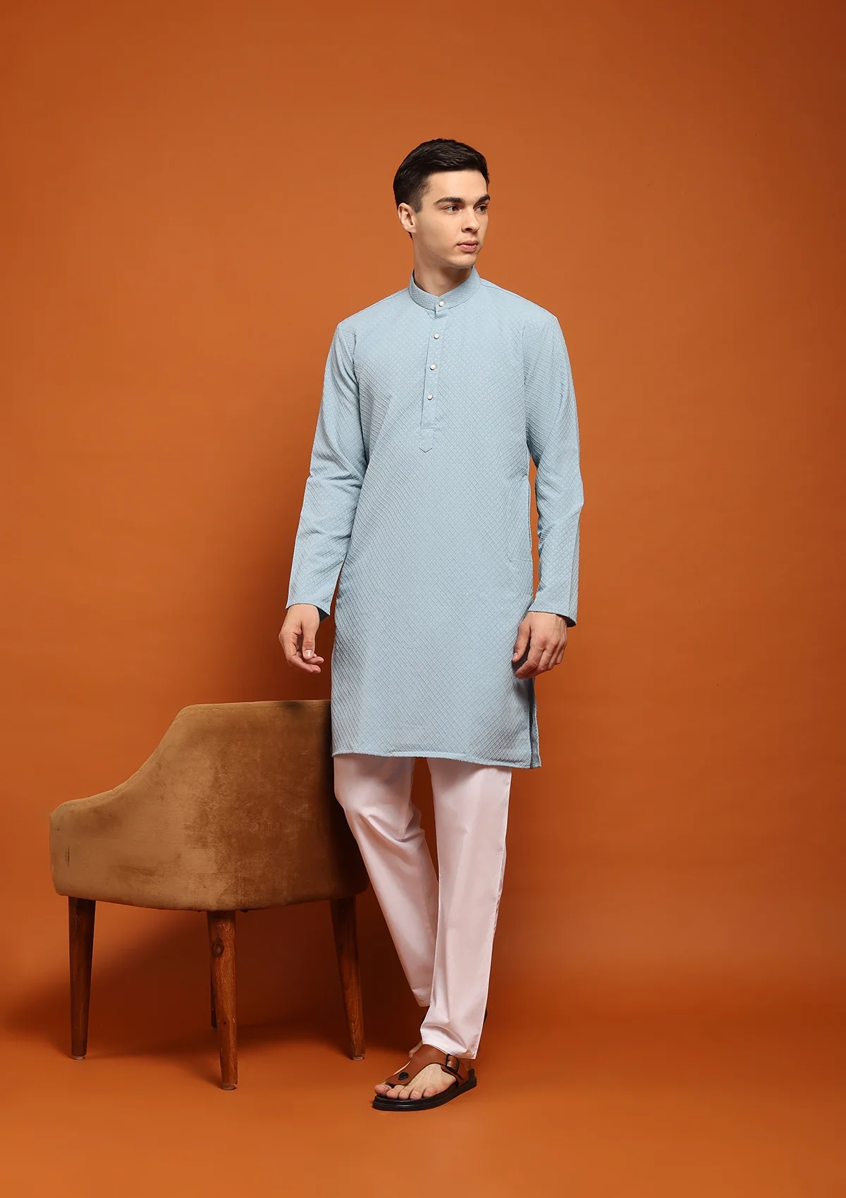 HOC Fahad Cotton Straight Pants - Image 4