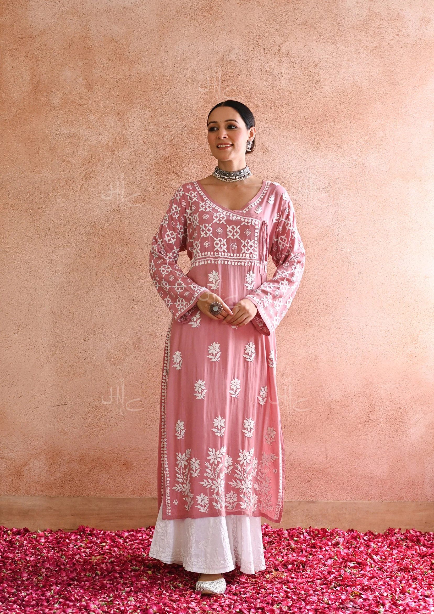 Kashish Chikankari Modal Straight Kurta - Image 5