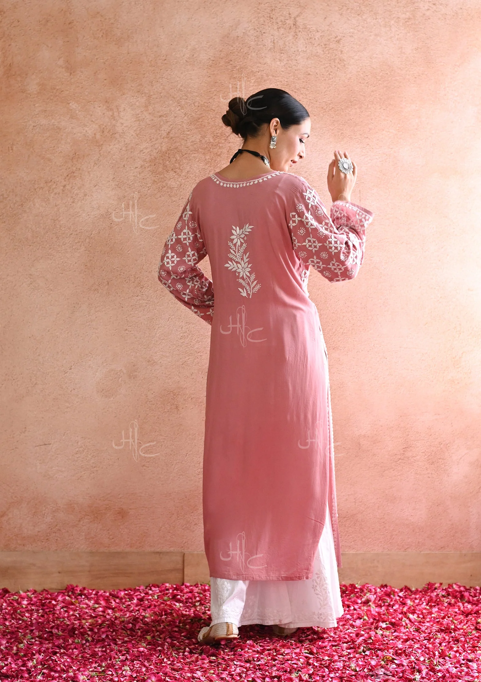 Kashish Chikankari Modal Straight Kurta - Image 8