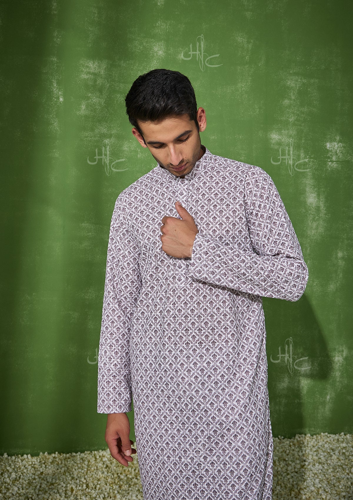 HOC Nasir Cotton Straight Men's Kurta - Image 3